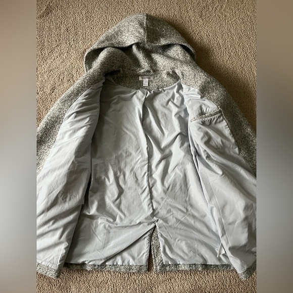 Motherhood Maternity - gray wool coat, size Large - Picture 5 of 6